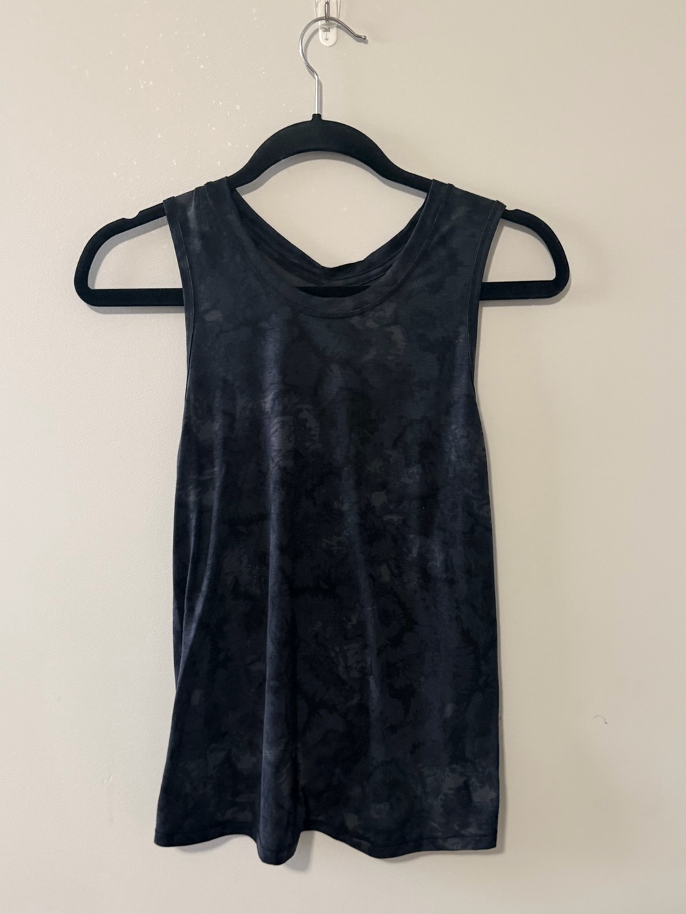 Women’s Black Tie-Dye Tank Top